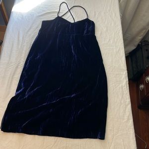Madewell velvet dress